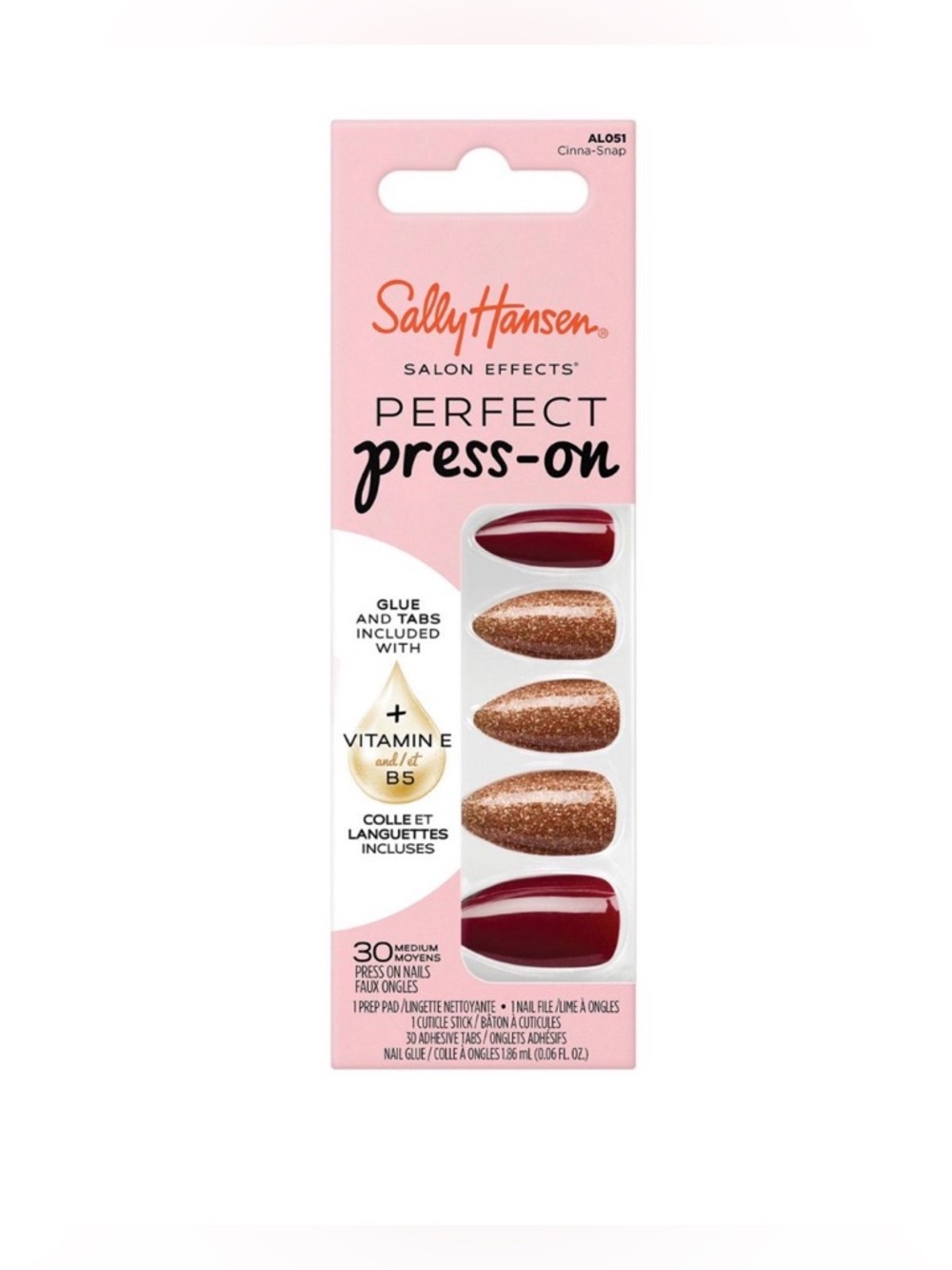 Sally Hansen Perfect Press-On Nails Bundle (5 Sets) – Brand New 💅 - Picture 2 of 7